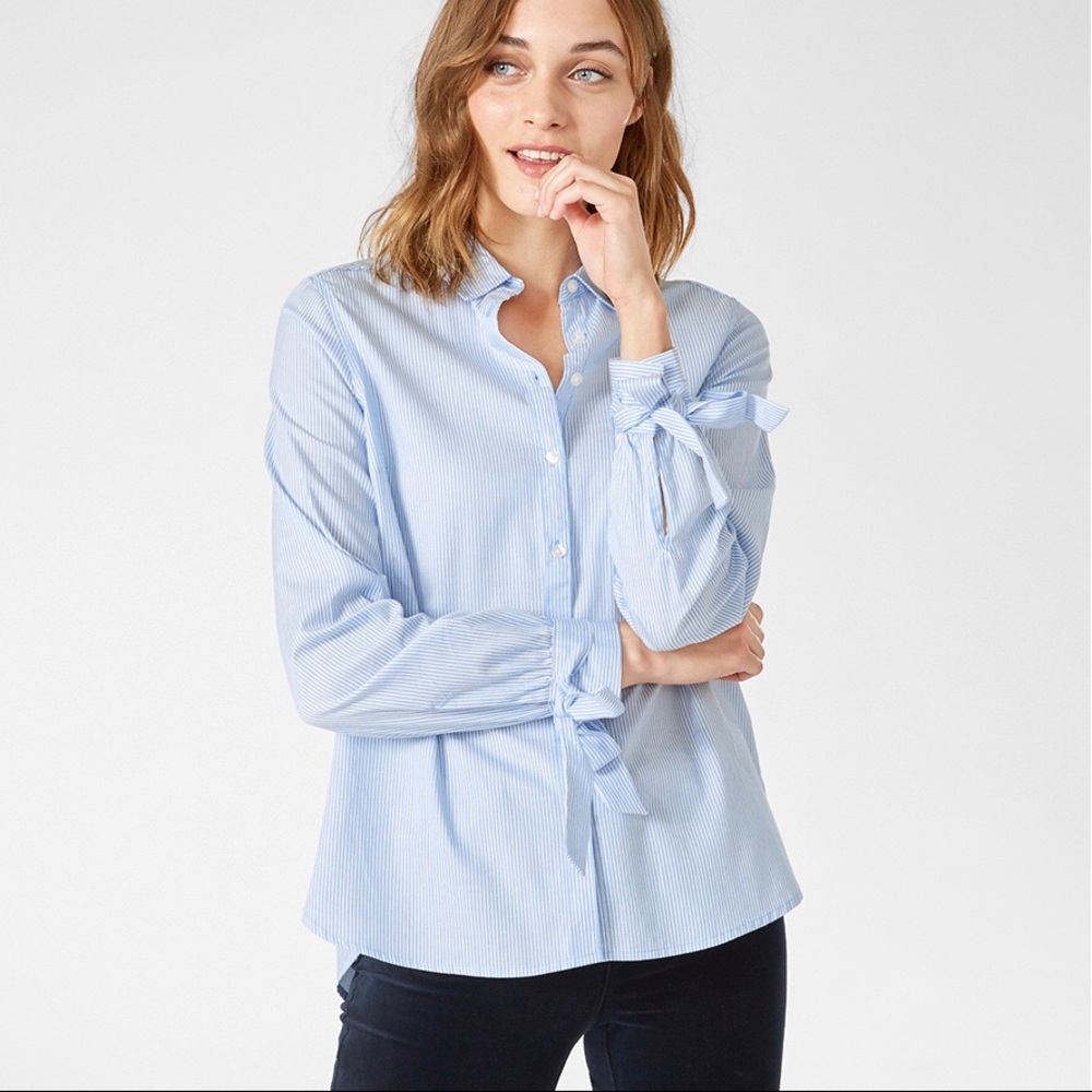 Lindex Bow Cuff Oxford (SWEDISH) - EU 38 / US 8